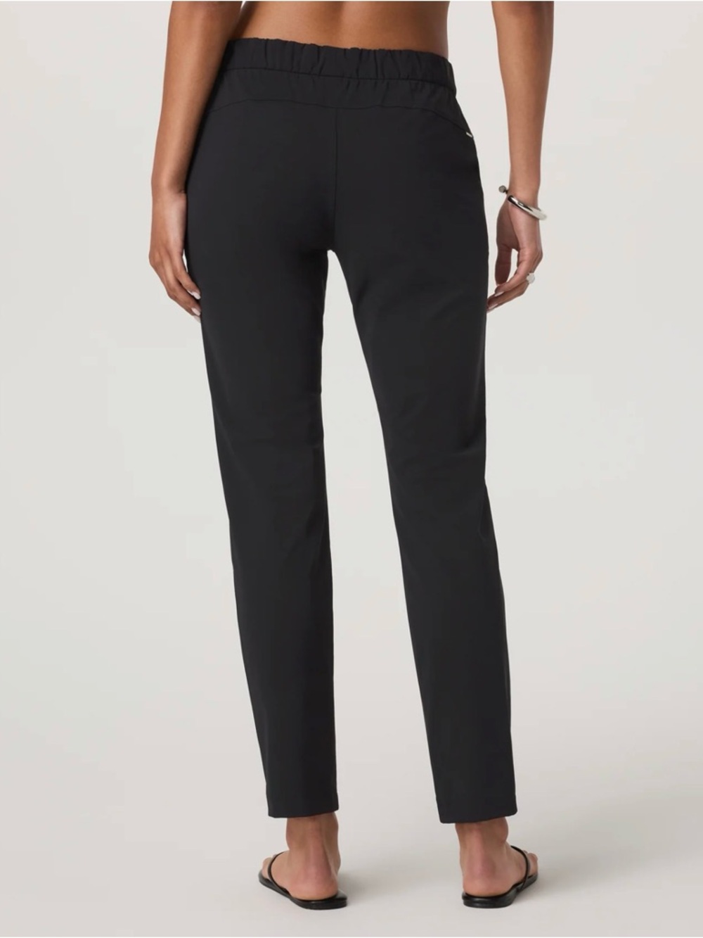 Vuori Miles Ankle Pant - Straight-Leg Black Stretch - Picture 2 of 10